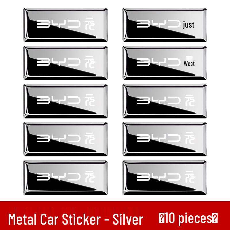 BYD Yuan UP/PLUS/PRO Metal Car Logo Center Console Decorative Sticker