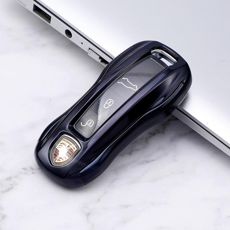Чехол для ключа Porsche для Cayenne, Macan, Panamera и 718 - Защитный корпус для автомобильного ключа