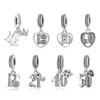 Original Charms Anniversary Birthday Gift Pendant Beads Fit Pan Brand Bracelets Necklaces Jewelry For Women