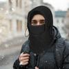 Зимний чехол для лица, зимний плюшевый капюшон, женская утепленная шея, защитный чехол для лица, теплая лыжная шапка-капюшон, чехол для лица в холодную погоду