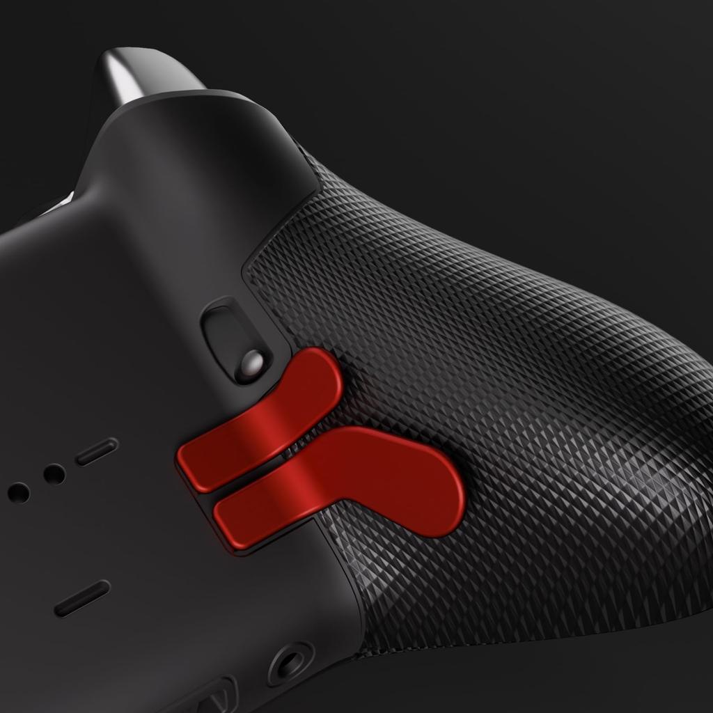 EXtremeRate 4 металлические задние лопасти из нержавеющей стали, совместимые с Xbox Elite Series 2 1 сменный фиксатор триггера для Xbox One Xbox Elite Series