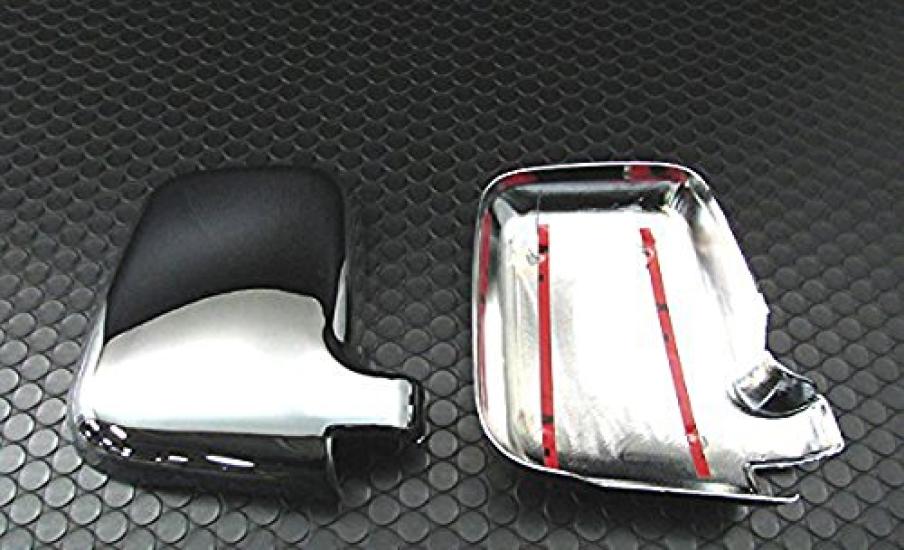 BRIGHTZ Chrome Door Mirror Covers for Acty Truck HA3 and HA4 Modified Compatible with Acty and Part Number 15579 HA3, HA4, Modified, [MIR-SID-118],