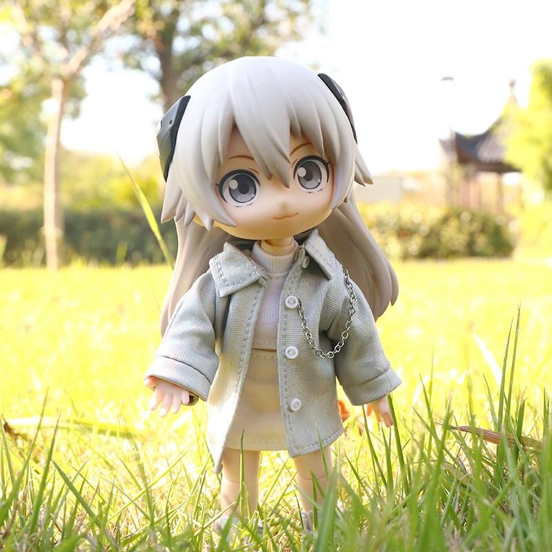 Идеальный костюм с кожаной юбкой в стиле High Street для кукол ob11, obitsu 11, Molly, GSC, 1/12 BJD, аксессуары для кукол, одежда, одежда для кукол BJD