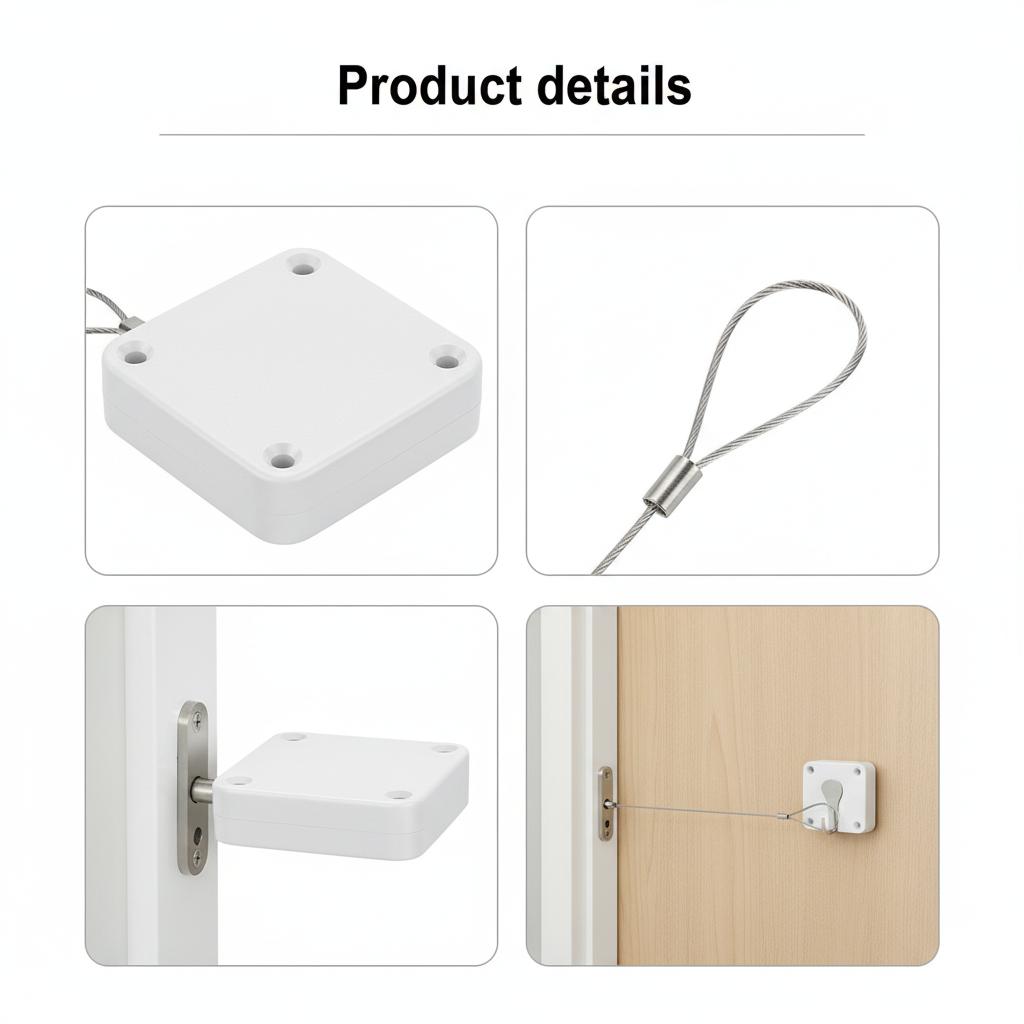 Automatic Door Closer No Drilling Required For Wooden-Door And Sliding Doors With Buffering Feature