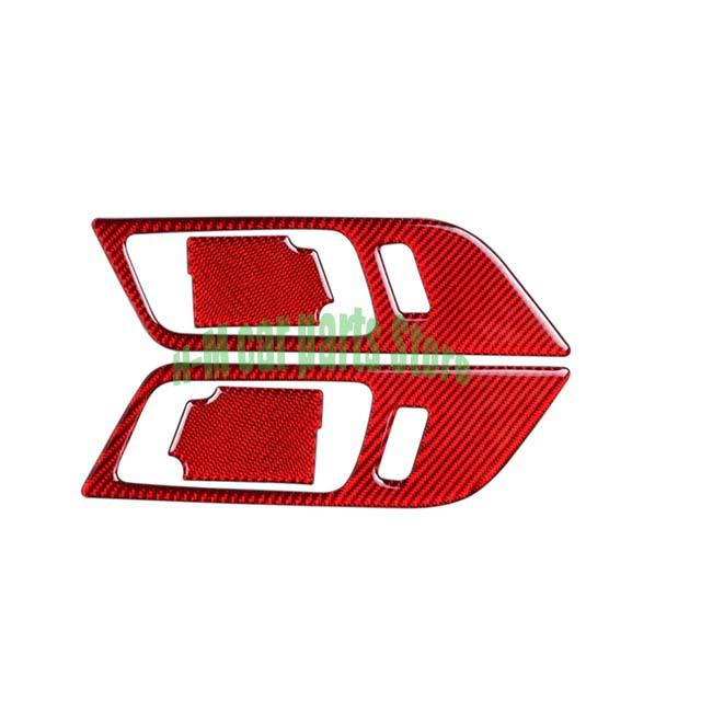 Скорость полета из углеродного волокна, дверные внутренние ручки, дверная чаша, декоративные наклейки для Ford Mustang, автомобильный Стайлинг 2015 2016