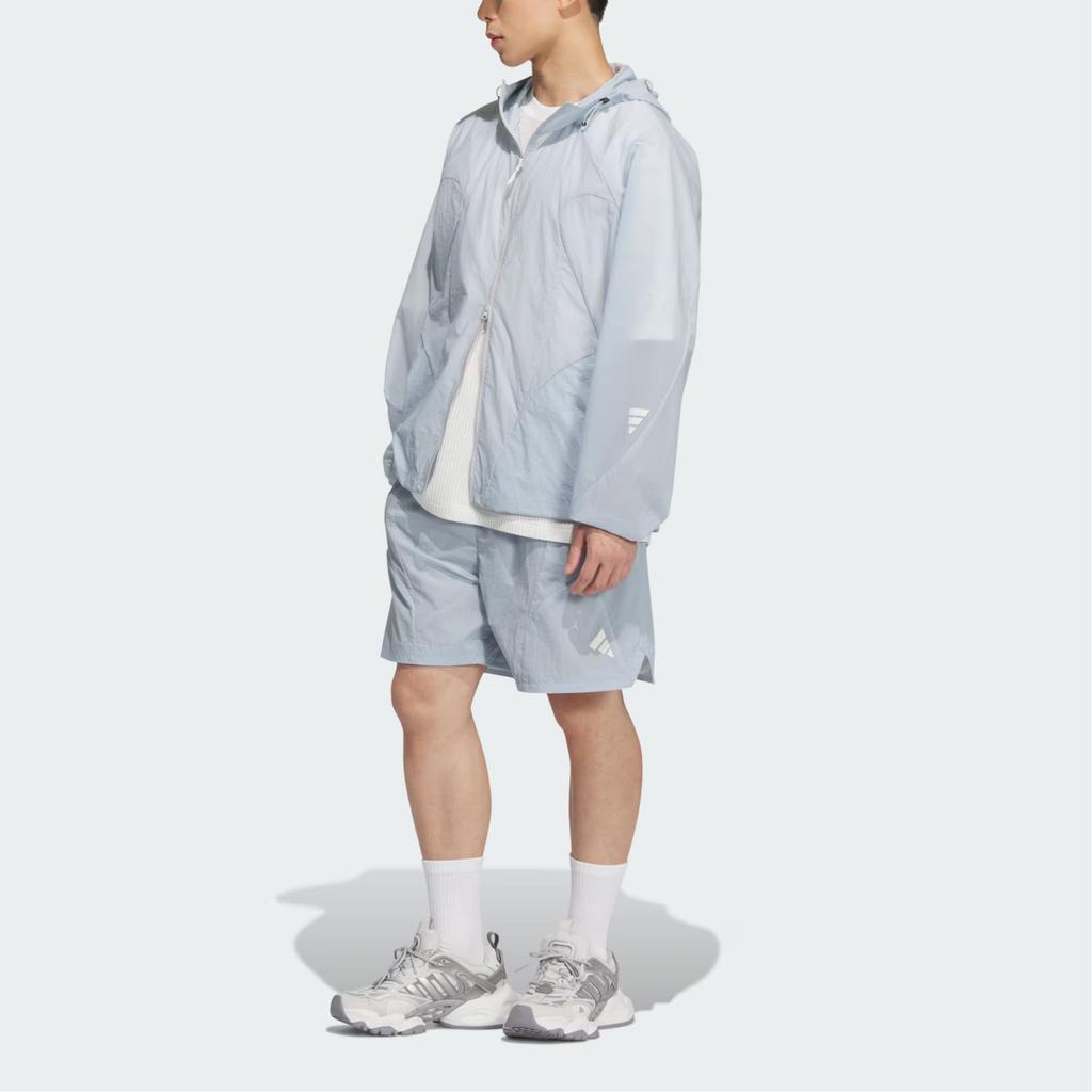 adidas Шорты тканые в стиле будущего Модные Простые Универсальные Повседневные шорты для улицы Мужские шорты Синие JZ8720