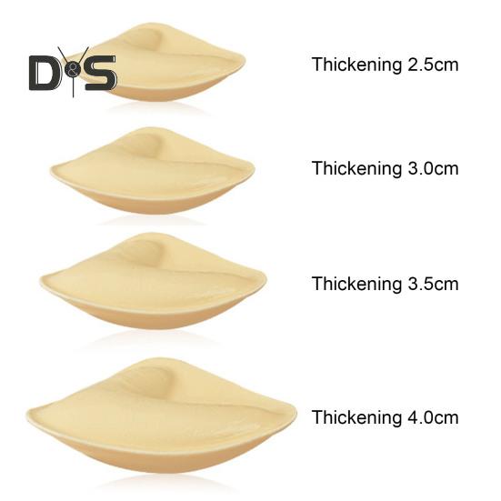 Двусторонние липкие вкладыши для бюстгальтера, многоразовые самоклеящиеся вкладыши для бюстгальтера Push Up, невидимые вставки для бюстгальтера для купальника бикини, спортивный бюстгальтер без бретелек