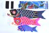 Hidemitsu Doll Workshop Miniature Koinobori (Carp Streamer) "Hiryuhikari" 1.1m Full Set with Stand and Mounting Brackets (ZC6551A)