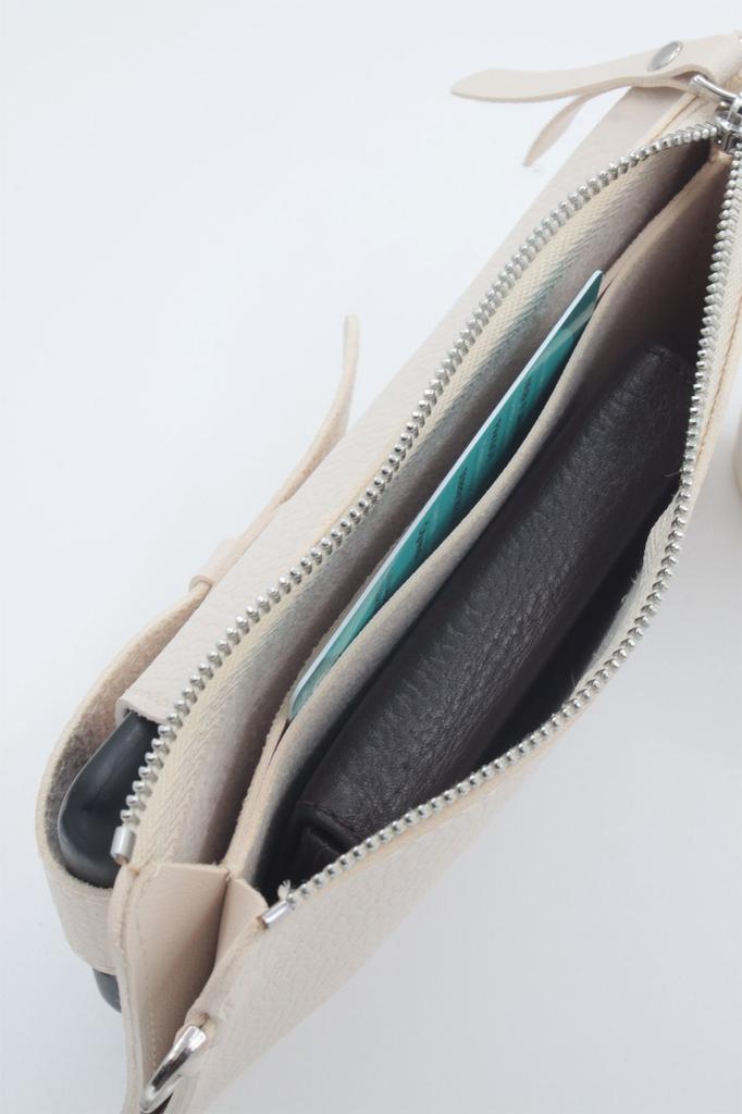 Women's Stylish and Useful Shoulder Bag Tan Rolax Zippered Two-Compartment Multi-Purpose Phone Bag