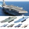 8 шт. Сборная модель корабля Авианосец USS Ronald Reagan Fujian Подводная лодка Эсминец 055 Современный военный корабль Игрушка Сделай сам