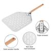 Hollow Pizza Peel Long Handle Pizza Shovel Large Surface Stainless Steel