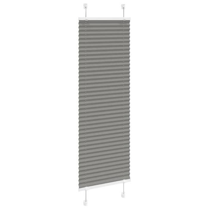 VidaXL Store plissé anthracite 40x100 cm largeur du tissu 39,4 cm, store plissé de fenêtre, store accordéon, store plissé de 4015063