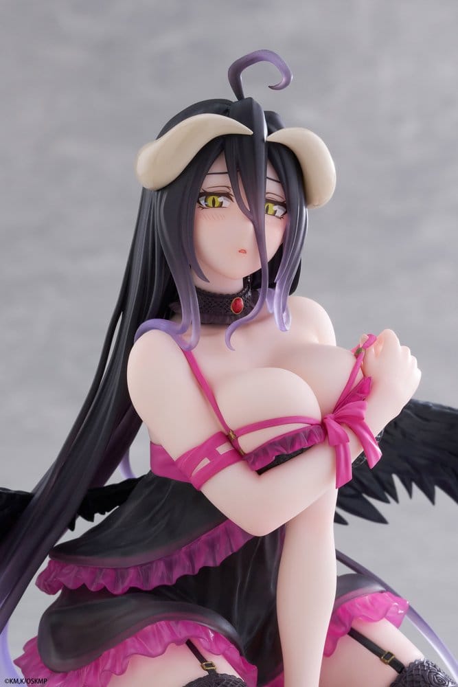 Taito Prize Overlord - Albedo - Desktop Cute Pvc Action Figure (Negligee Ver.) 13