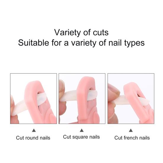 Универсальные U-образные яркие цветные маникюрные щипчики для ногтей для дома