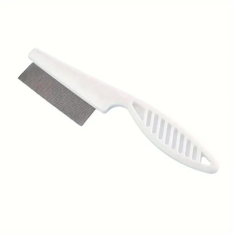 Cross-Border Pet Comb: Dense Tooth & Steel Needle Flea Comb for Dogs and Cats