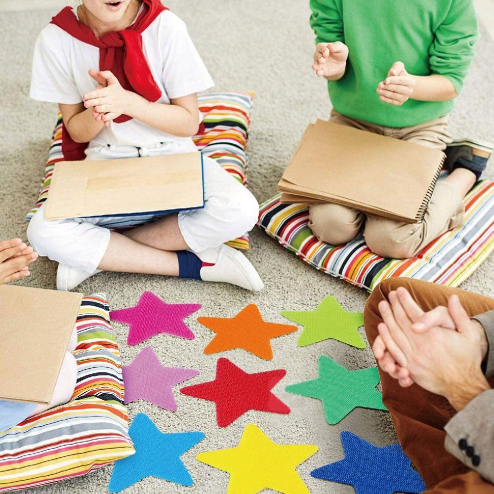 Tools Dot Distancing Social Carpet Markers Carpet Spot Markers Sit Sitting Sticker Colorful