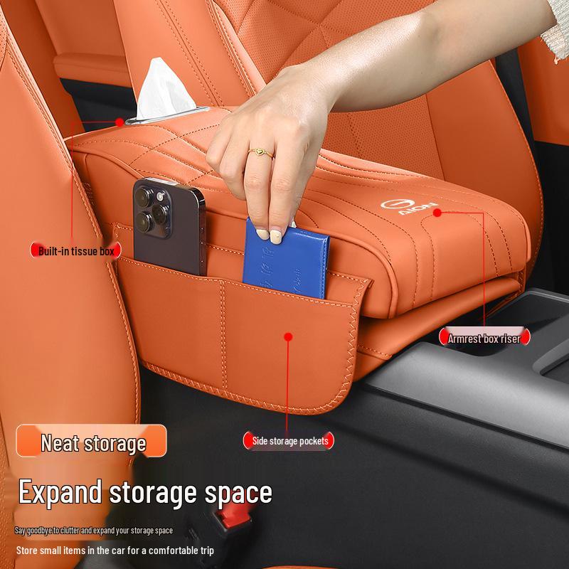 AION Y Y+ Car Console Tissue Holder & Storage Armrest Pad
