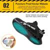 Steel Toe Safety Shoes For Men Women Light Protective Work Sneaker Anti-Puncture Work Shoes Unisex Coustruction Safety Workboots