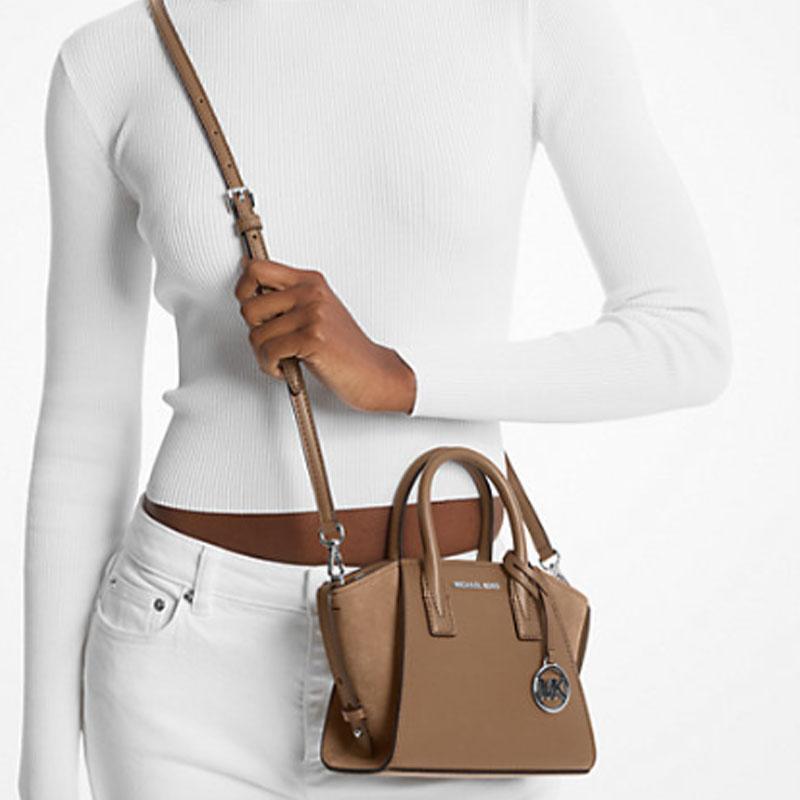 Michael Kors Кожаная мини-сумка Avril Женская Driftwood 35F4S4VC0L-DRIFTWOOD