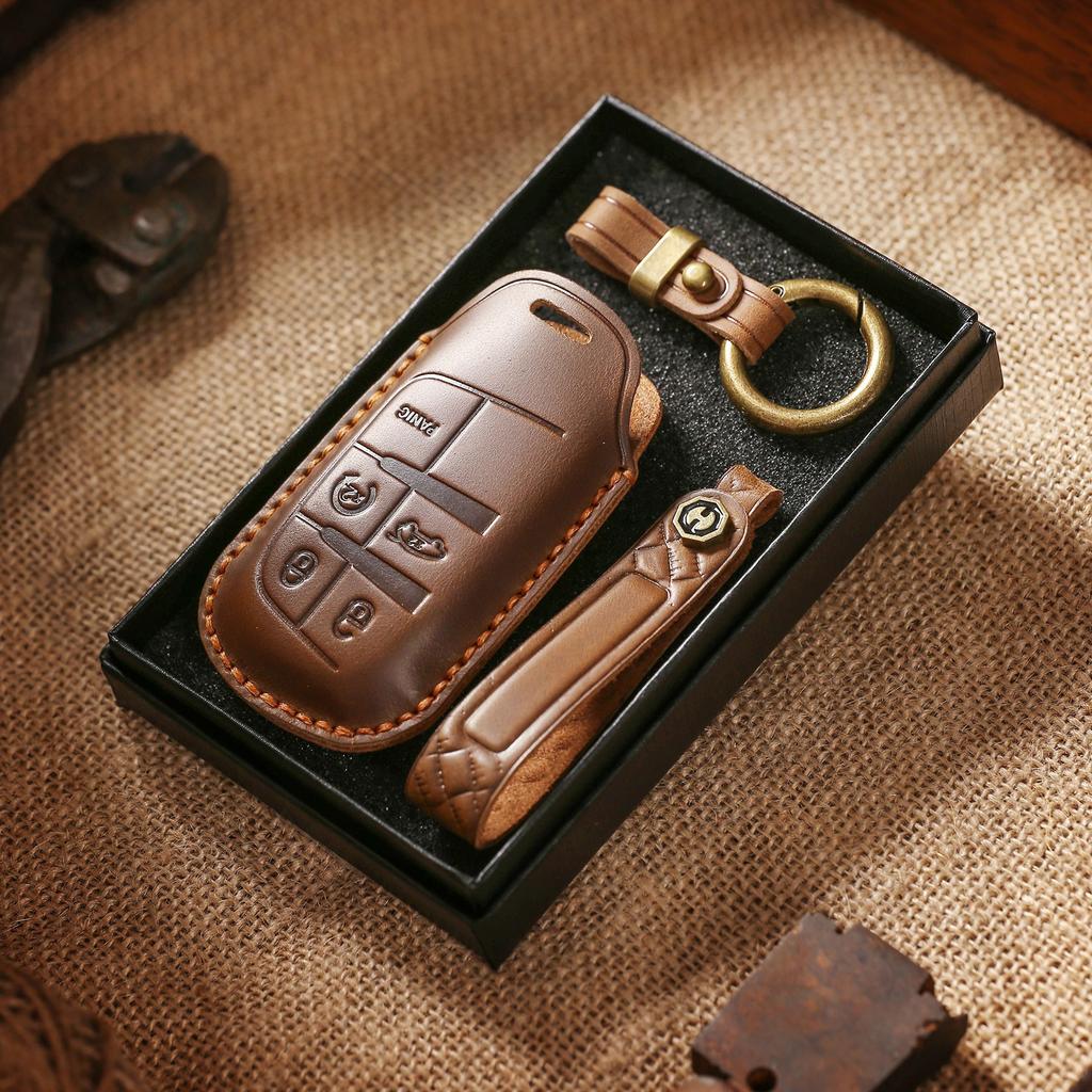 Новый ретро чехол для ключей для jeep jeep compass commander nookie ручной работы кожаный чехол для ключей