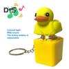 Ducky Caps Брелок-игрушка Fidget Toy Крякающая утка Снятие стресса ABS Пластик Погремушка Уменьшитель Брелок Подвеска