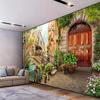 3D обои с изображением маленького города, европейский пейзаж, настенная роспись для гостиной, спальни, фон, обои, домашний декор