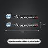 Car Window Wiper Stickers Creative Stickers For Volvo V60 V40 XC90 S60 C30 XC60 V50 V70 S90 Olestar AWD Auto Emblem Decor Decals