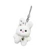 Colorful Star Rabbits Keychain Plush Bag Charm Handmade Keyring Craft Supplies for Backpacks and Keys Decoration