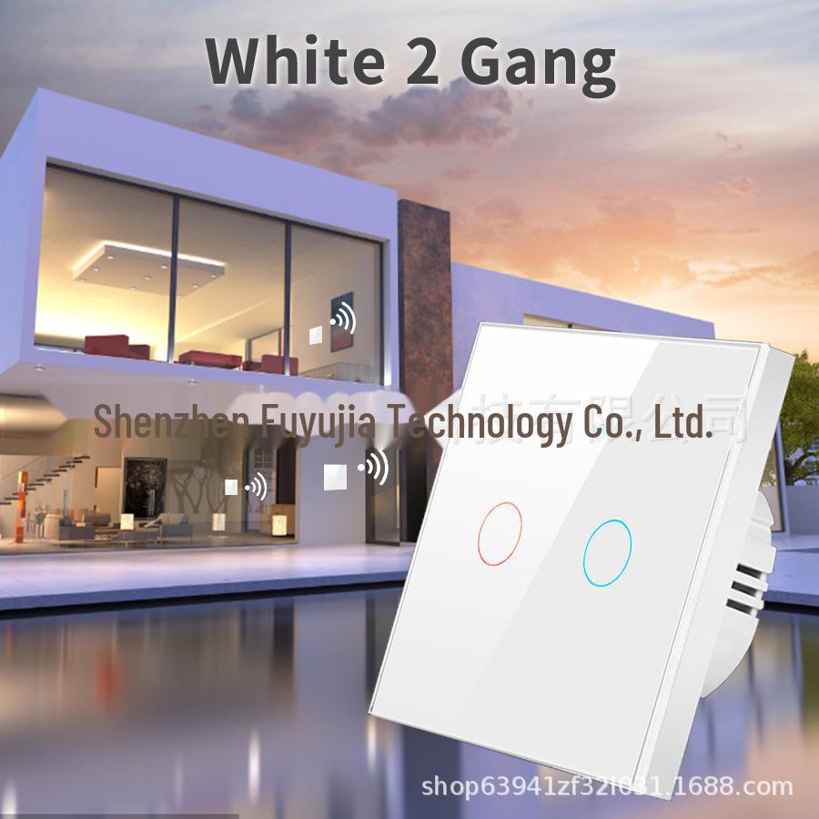 Tuya Smart RF433 Европейский WiFi/Bluetooth-переключатель для стекла - управление одним проводом