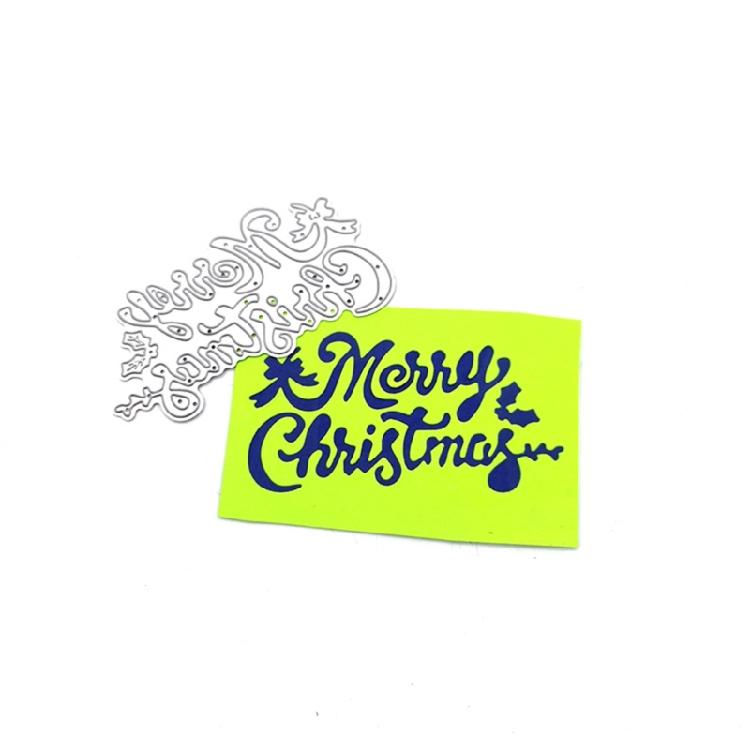 Металлические вырубки Рождественская елка Тисненые трафареты Скрапбукинг Бумага DIY Шаблоны