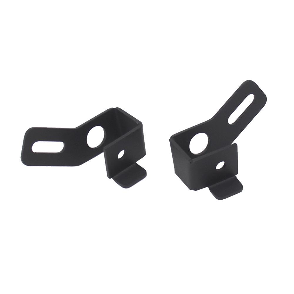 Pair Black Fog Lamp Spotlight Bracket For Yamaha Tmax 530 Tmax 560 2017-2021