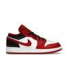 Детские кроссовки Air 1 Low GS Reverse Black Toe Red White Gym-Red 553560-163