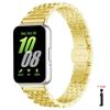 Ремешок из нержавеющей стали для Samsung Galaxy Fit 3, металлический браслет, роскошный деловой ремешок для Samsung Galaxy Fit3 SM-R390, аксессуары