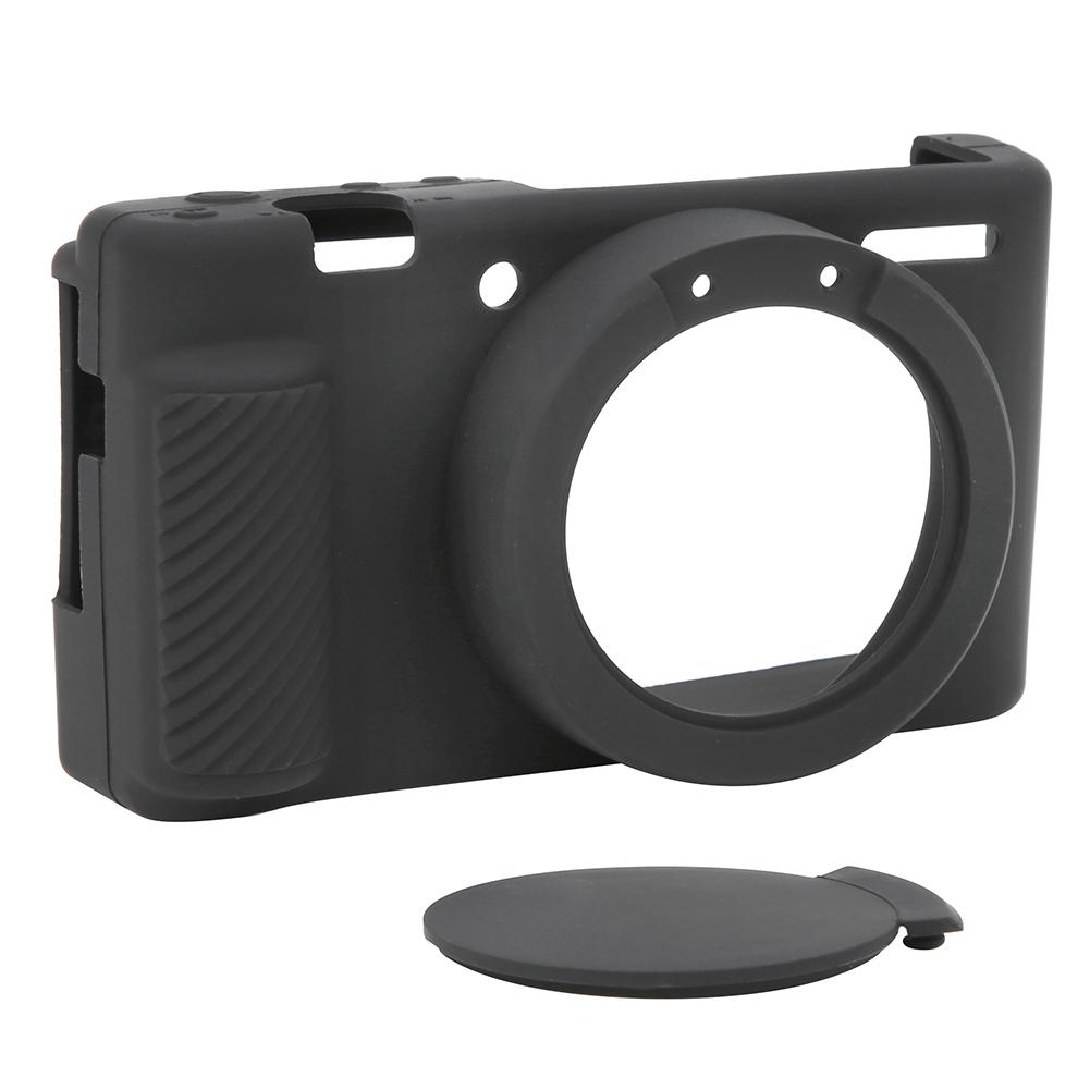 Digital Camera Silicone Protective Cover Case Accessory for Sony ZV1 Camera Black