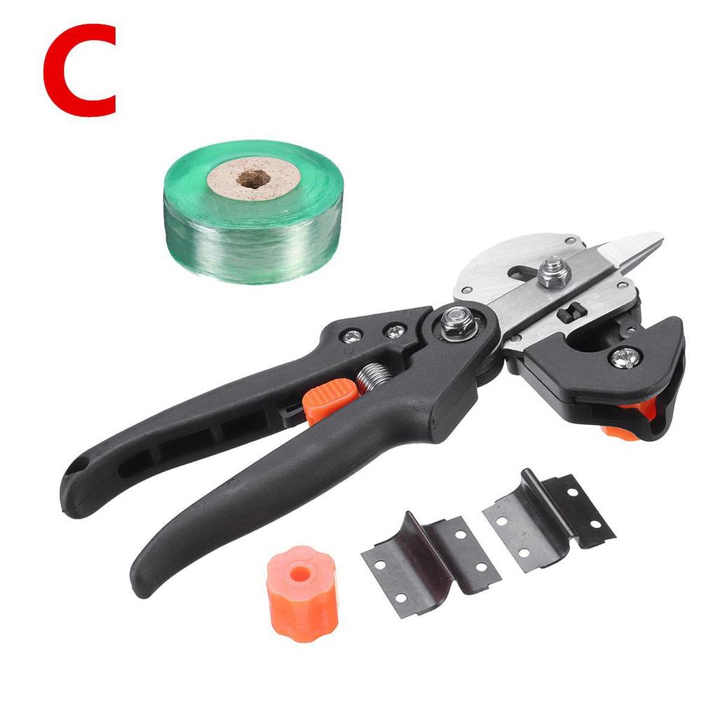 Многофункциональные ножницы для прививки фруктовых деревьев, инструмент для вакцинации, резак для ветвей, лента для прививки, садовые инструменты