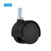 Нейлоновый вставной стержень 360-градусное универсальное колесо ролика чугунное колесо для багажа 1,5 дюйма поворотные ролики рабочий