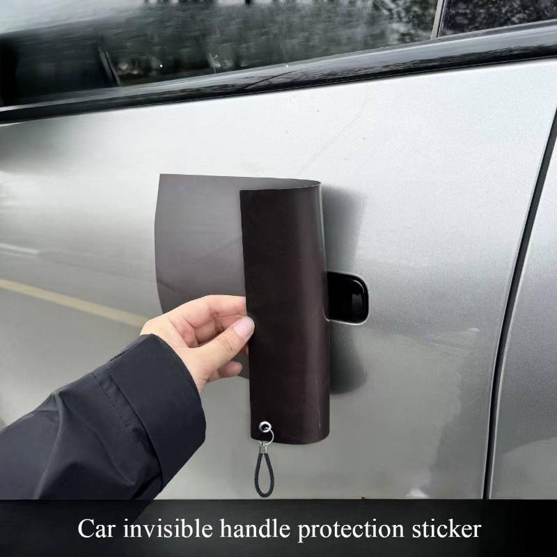 1pc Car Door Handle Anti-Freeze Magnetic Sticker Winter Ice Protection Cover Portable Car Door Handle Protector Cover