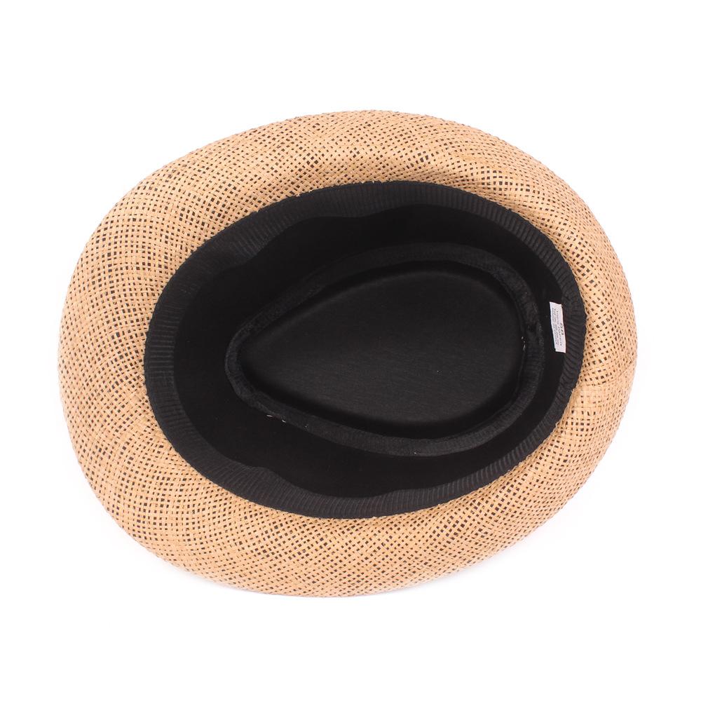 Men Baron Hat Straw Hat Spring Summer Sunshade Hat for Men Jazz Hat Gentleman Hat