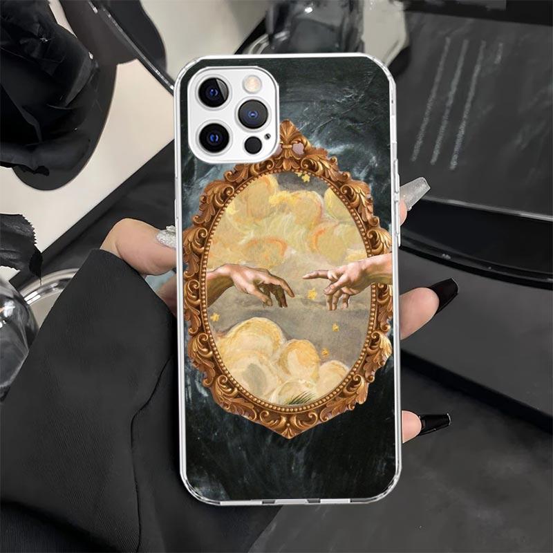 Чехол для телефона с рисунком Рене Магритта для iPhone 11 12 13 Mini 14 15 Plus 16 Pro Max 17 Air 16E 7 8 SE 17ProMax Мягкий чехол Fundas 11 12 1