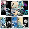 Phone Case For Samsung A13 A51 A71 A41 A31 A21S A11 A03S A12 A32 A52 A23 A33 A53 A73 5G Cover Golden Great Wave Kanagawa Surf
