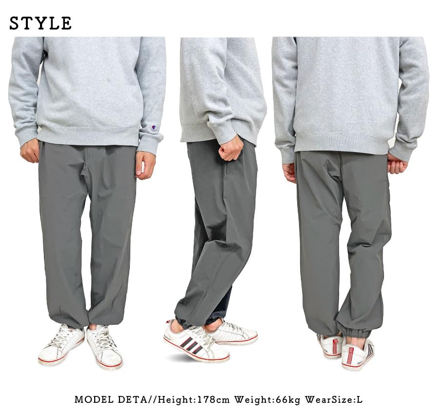 Брюки Gramicci 4-Way Stretch Track Pants, альпинистские брюки длиной 9/10, модель, эксклюзивная для Японии GMP4-FJP12 (С, ЧЕРНЫЙ)