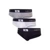 Hip Brief 3-Pack Color Block Logo Jacquard Comfortable Briefs Men Underwear 000NB3527A-6H3