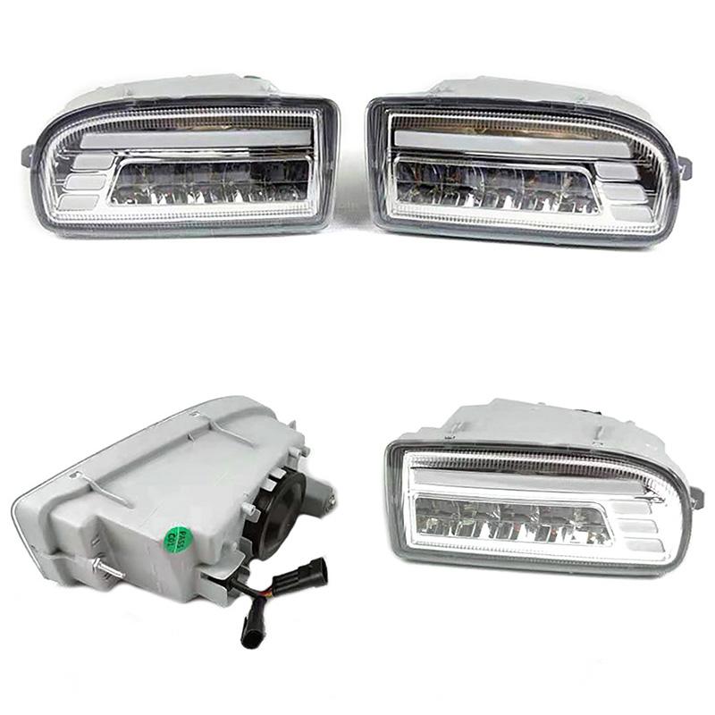 Высококачественные светодиодные противотуманные фары для автомобиля DRL для Toyota Land Cruiser 100 LC100 UZJ100 FZJ10 1998-2008 Автомобильные аксессуары Противотуманные фары в сборе