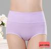 Women's Seamless Cotton High-Waisted Tummy Control Triangle Panties