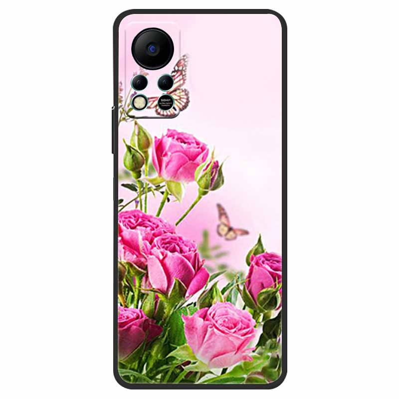 Для Infinix HOT 11S NFC Чехол X6812B Модный Мягкий ТПУ Силиконовый Чехол для Телефона Для Infinix HOT11S NFC Задняя Крышка HOT 11 S 6.78 Funda