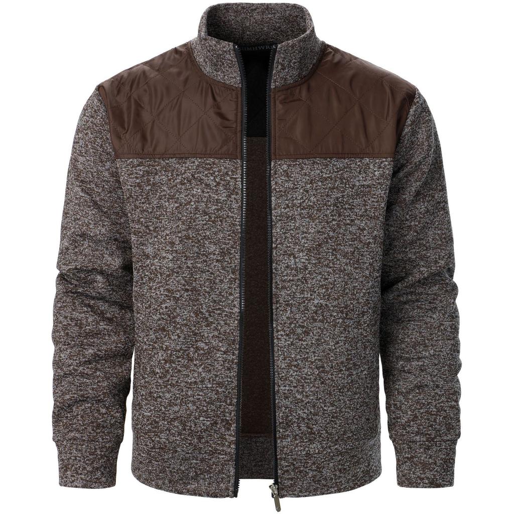 Мужская куртка-свитер, модное зимнее пальто, высококачественный роскошный вязаный кардиган с капюшоном и воротником-стойкой, верхняя одежда для активного отдыха Yasheng