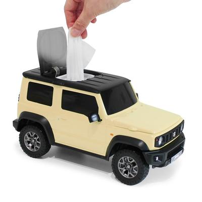 Футляр для влажных салфеток для Suzuki Jimny Sierra (стандартный размер) (Шифон Слоновая кость)