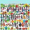 Plants Vs Zombies Series Egypt Private Wild West Pvc Toy Action Figures Set New Fun Easter Decoration For Kids