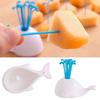 Charming Whale-themed Kitchen Utensil Set With 16 Colorful Fruit Vegetable Forks