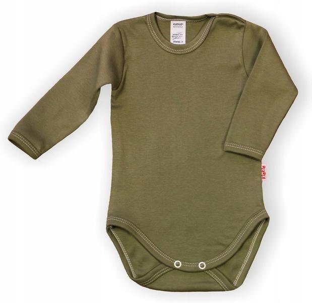 BODYSUIT long sleeve 3-pack Khaki/Blue/Turquoise size 56 KLEKLE